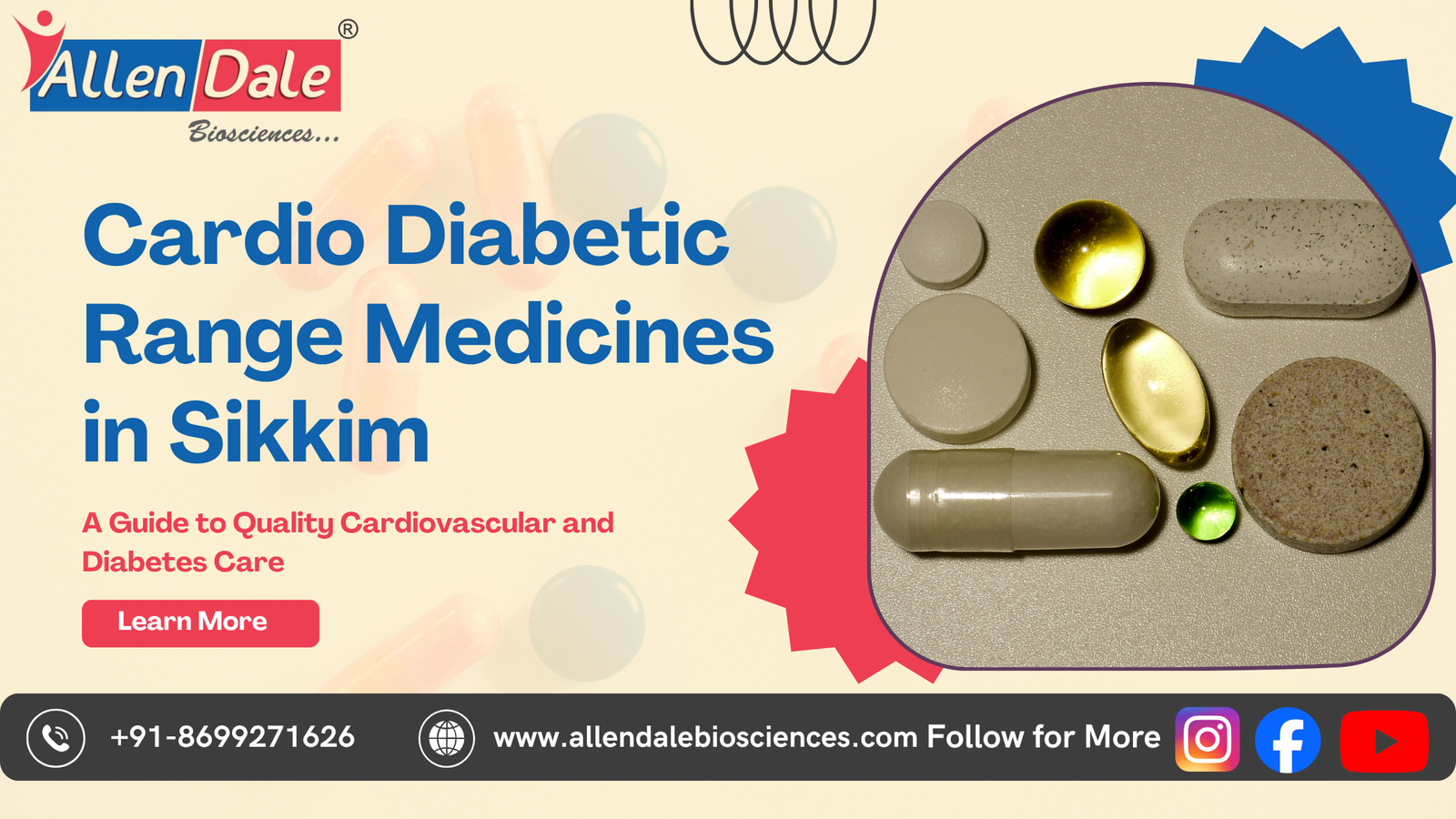 cardio diabetic range of medicines in Sikkim