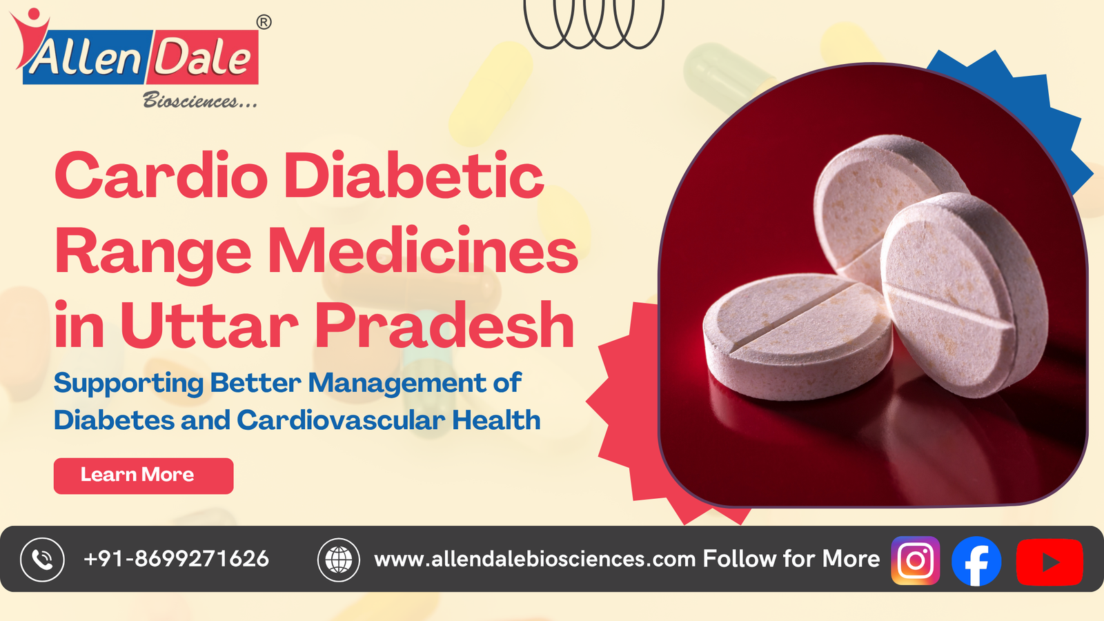 cardio diabetic range of medicines in Uttar Pradesh